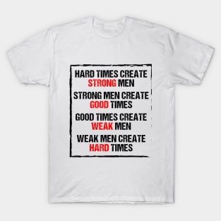 Hard Time Create Strong Men T-Shirt